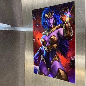 11 x 17 print CHENSHU Sexy Comics Girl Art She-Thanos